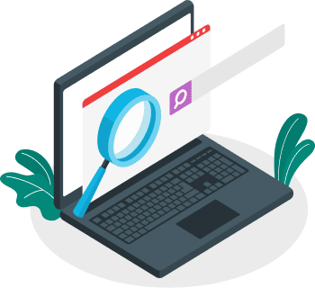 Laptop with magnifier